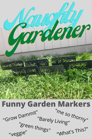 Funny Metal Garden Markers
