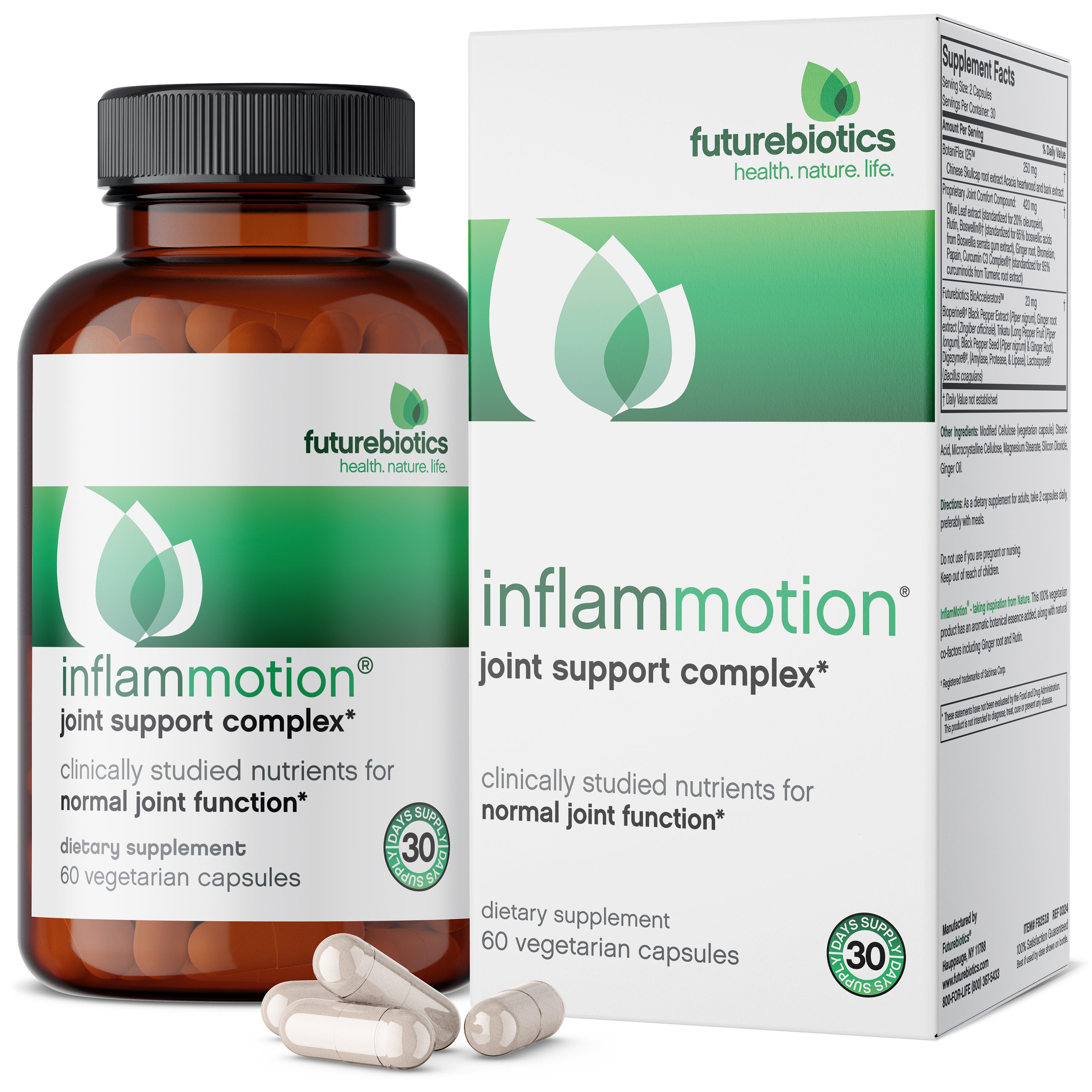 InflamMotion Joint Support Complex, 60 Capsules - Futurebiotics product image