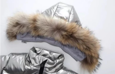 girl's winter jacket with detachable hood