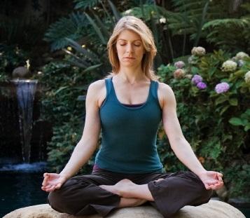 Jill Miller Meditating/Yoga