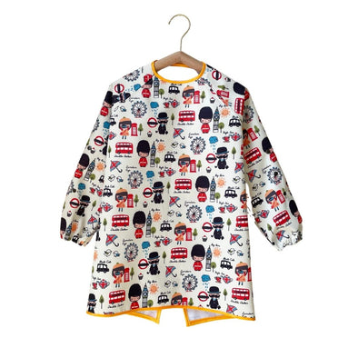 Little Words Painting Apron | Yellow London -Just too Sweet - Babies and Kids Concept Store