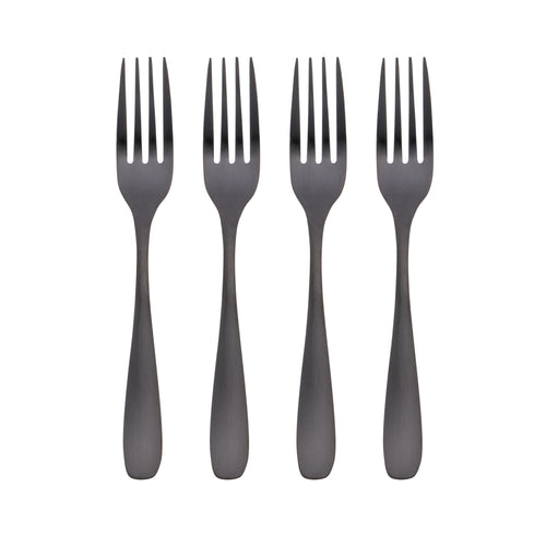 Cambridge Eliana Black Satin 12-pc. Flatware Set, Color: Black - JCPenney