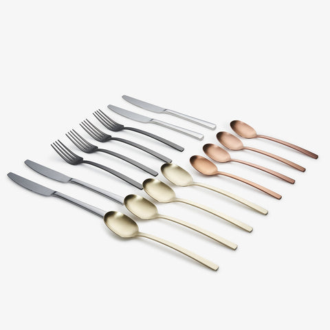 Multi color flatware