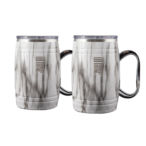 Robert Irvine 16 Oz Black Coffee Mugs, Set Of 2 – Cambridge Silversmiths®