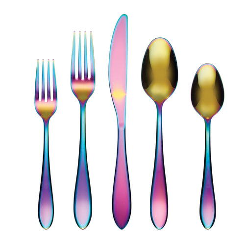 Luxury 16pcs Stainless Steel 304 Rainbow Cutlery Modern Stylish Dinnerware  Set Western Food Cutlery Kitchen Tableware Christmas Gift,16pcs Stainless  Steel 304 Rainbow Cutlery Modern Stylish Dinnerware Set Western Food Cutlery  Kitchen Tableware