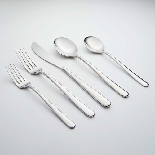 Geo Black Satin 20-Piece Flatware Set – Cambridge Silversmiths®