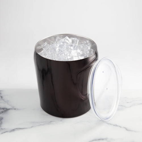 Cambridge 4-Cube Large Clear Lid Ice Mold - Black