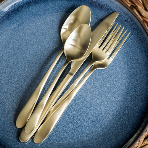 Patriotic Navy Blue Stainless Steel Silverware Set ~ Dinner Fork, Knife &  Spoon