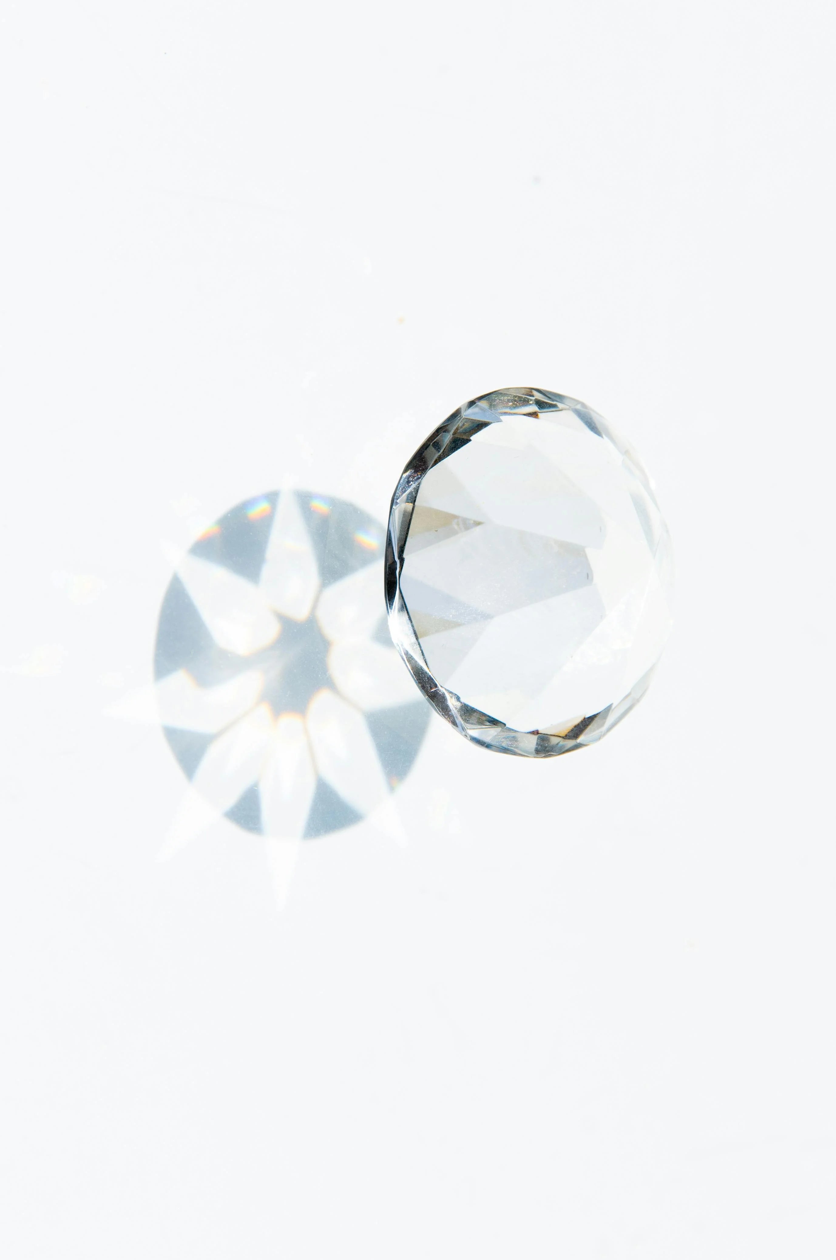 Close up of a singular diamond