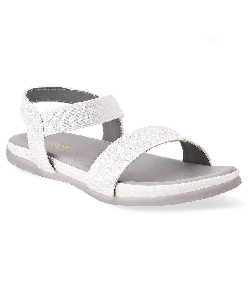 Women White Casual Sandals – Stelatoes