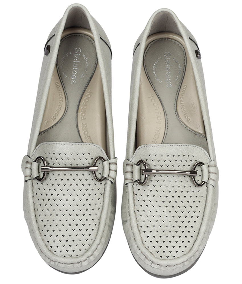 Women Light Grey Casual Loafers – Stelatoes