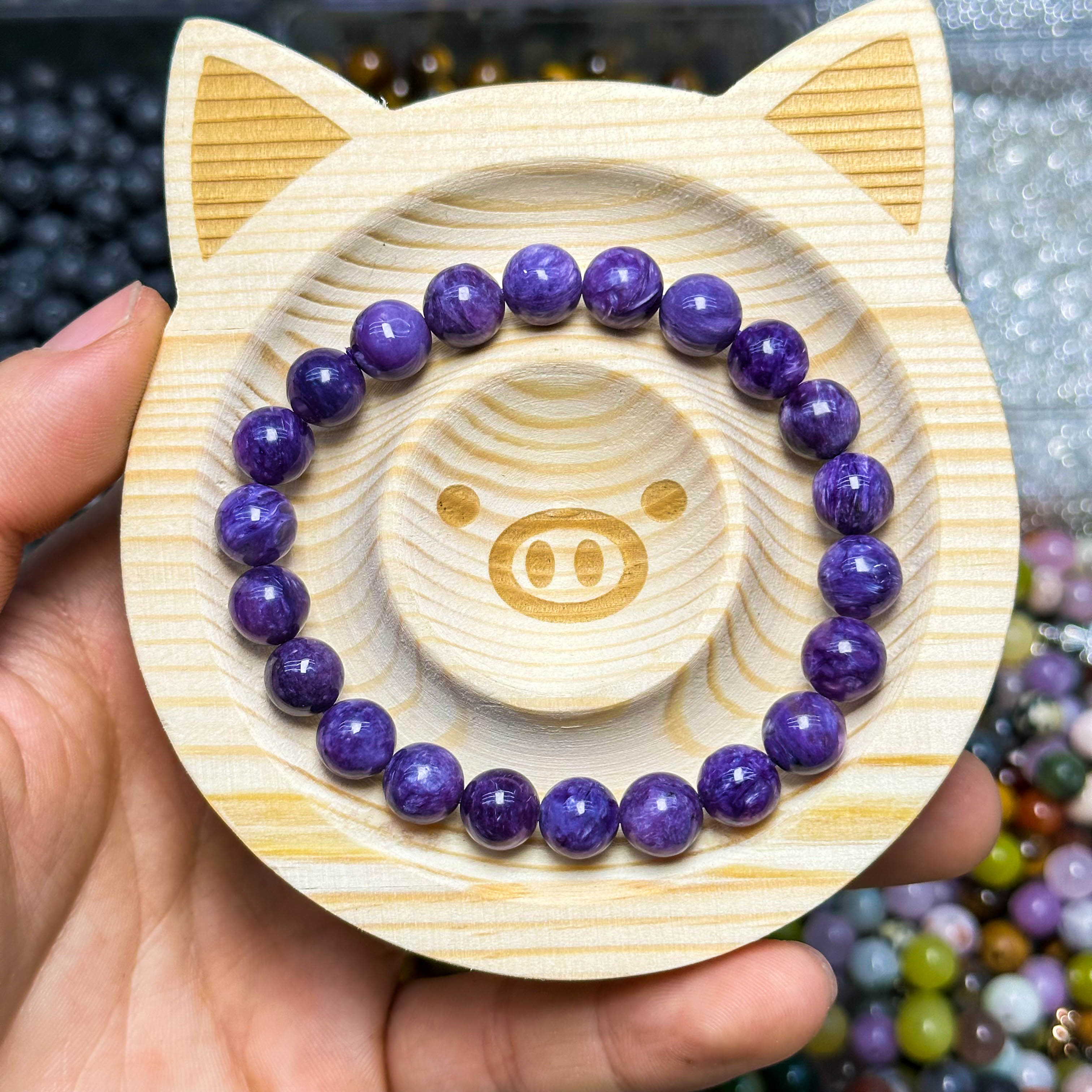 High Quality Charoite Bracelet - Crystalmak product image