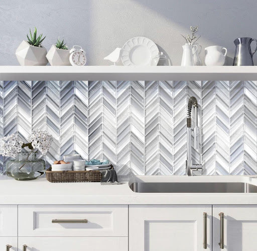 Cool Chevron Kitchen Backsplash tiles