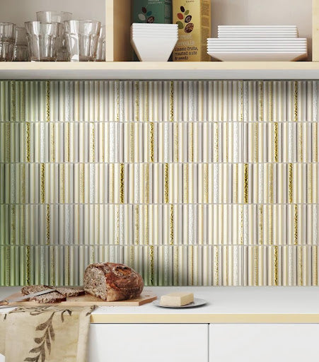 Linear Style Kitchen Backsplash tiles