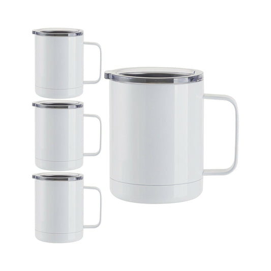 17 oz. Flat-Bottom Enamel Mugs