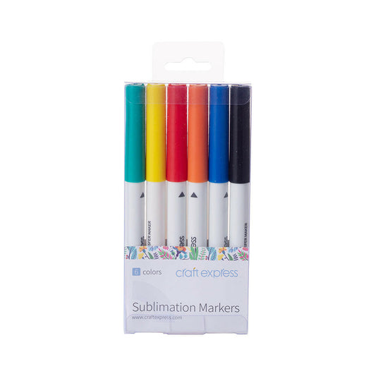 Craft Express 18 Pack Assorted Colors Joy Sublimation Markers