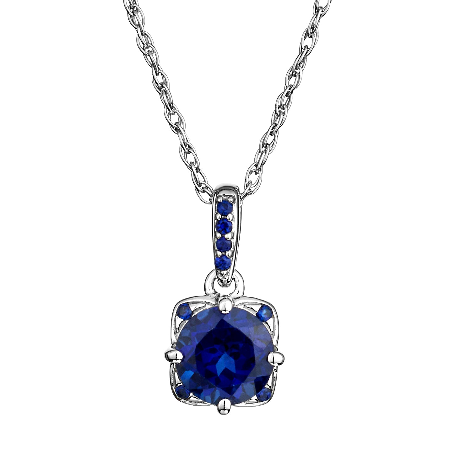 Pendant blue store sapphire