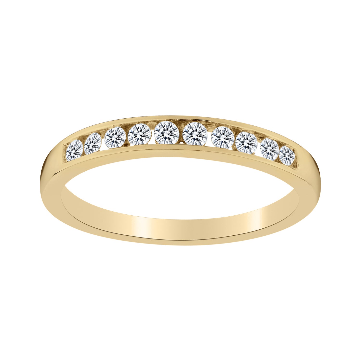 Diamond Flower Ring 1/20 carat tw 10K Yellow Gold | Jared
