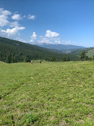 Astronaut Christina Koch running Two Elk in Vail, CO