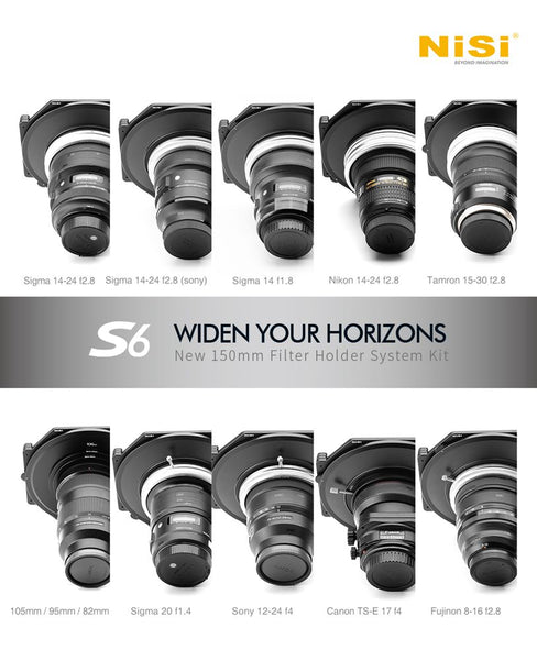 NiSi Ireland S6 Filter Holder Lens Range