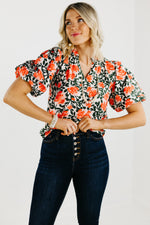 The Naya Floral Puff Sleeve Blouse