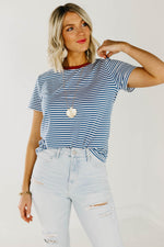 The Deacon Striped Ringer Tee