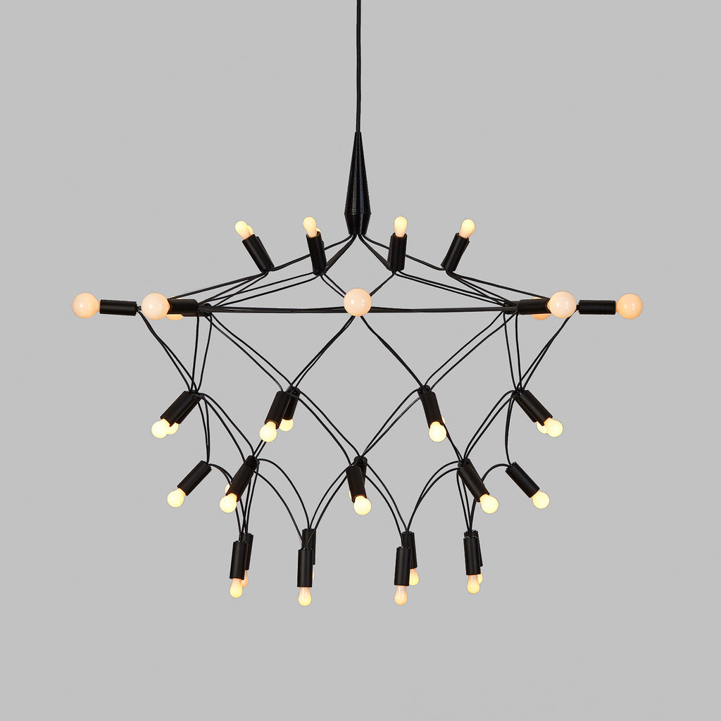 black orbit chandelier