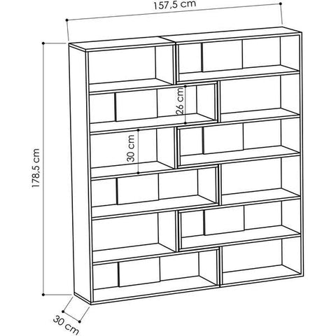 Buy Only N 4 Bookcase