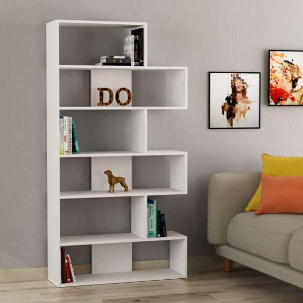 Only N.2 Bookcase, White – Modern Furniture Deals