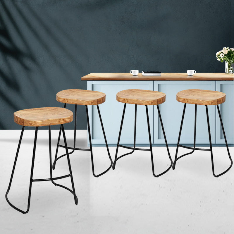 modern backless stool