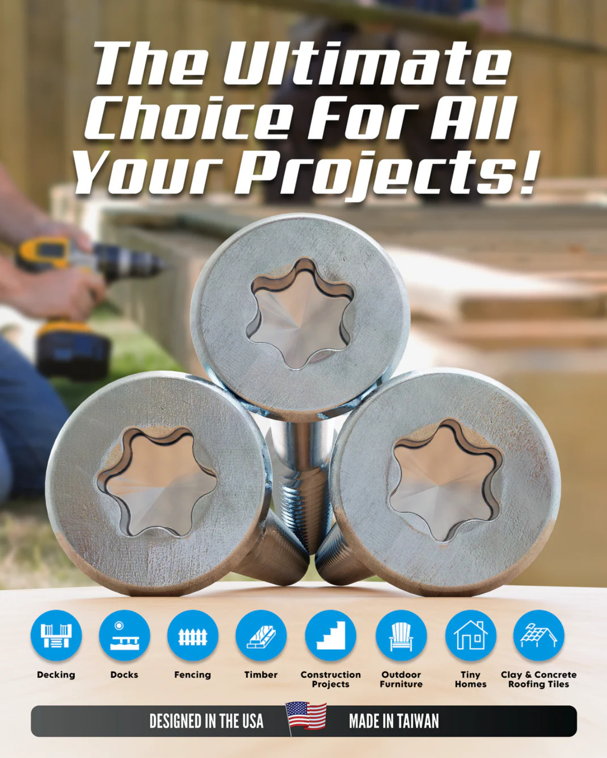 The best screws for a safe deck