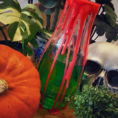 Glas Karaffe im Halloween Style