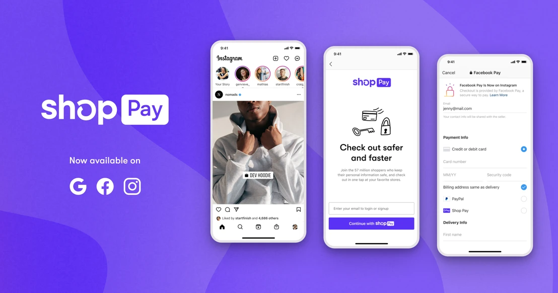 Shop Pay 成为Shopify 首款向平台以外商家开放的产品，预计2021年中旬