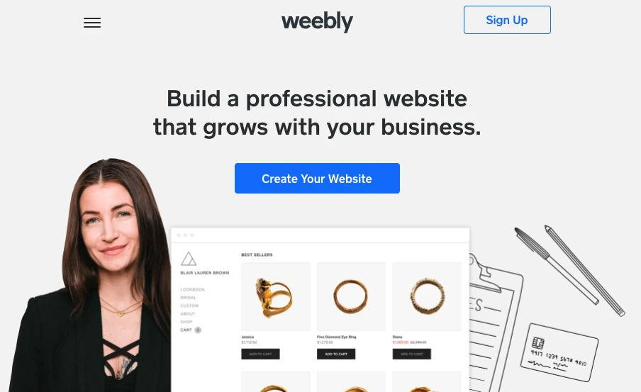 weebly 建站工具