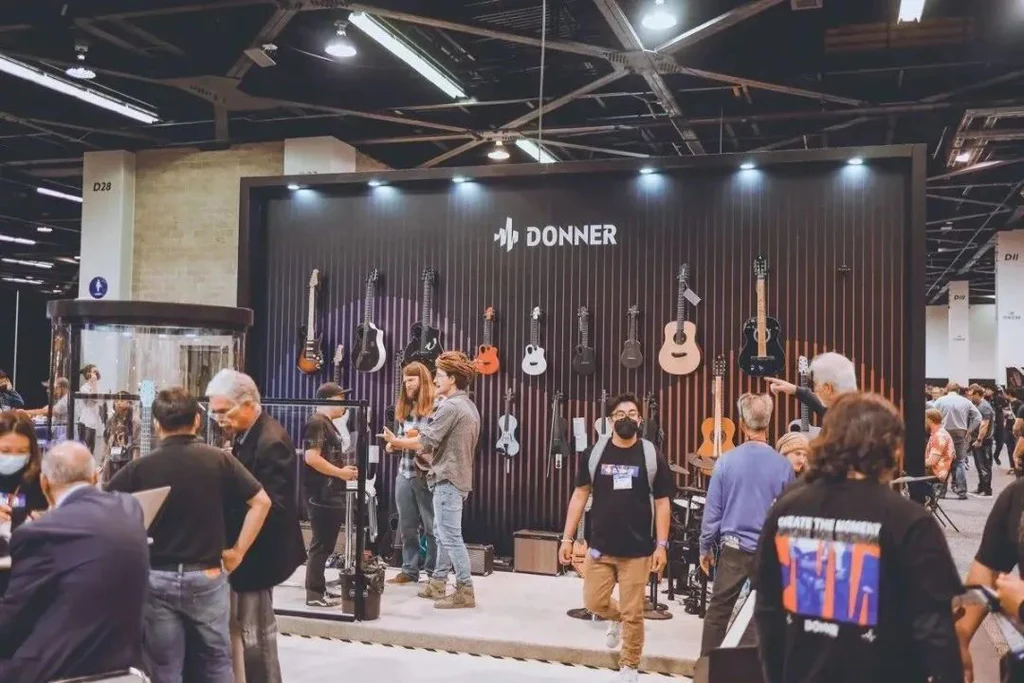 Donner 参加全球最大乐器展 - NAMM Show  2022年6月于美国加州阿纳海姆市