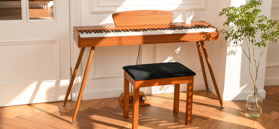 DDP-80原木色立式钢琴
