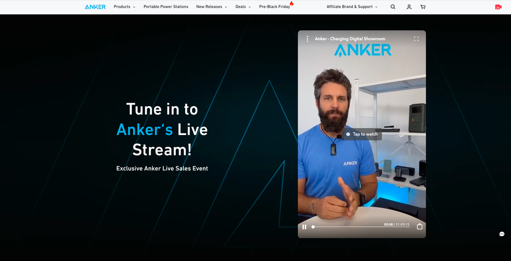 anker livestream