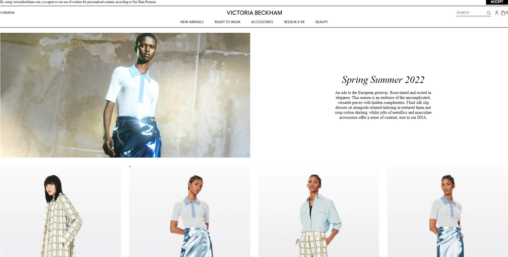 Victoria Beckham 的网站