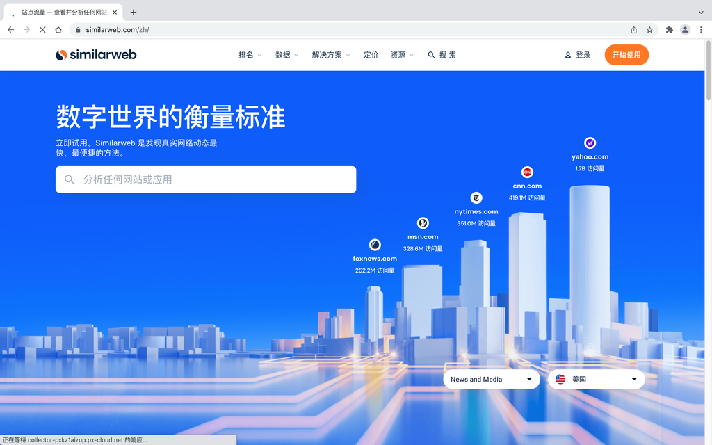 SimilarWeb界面