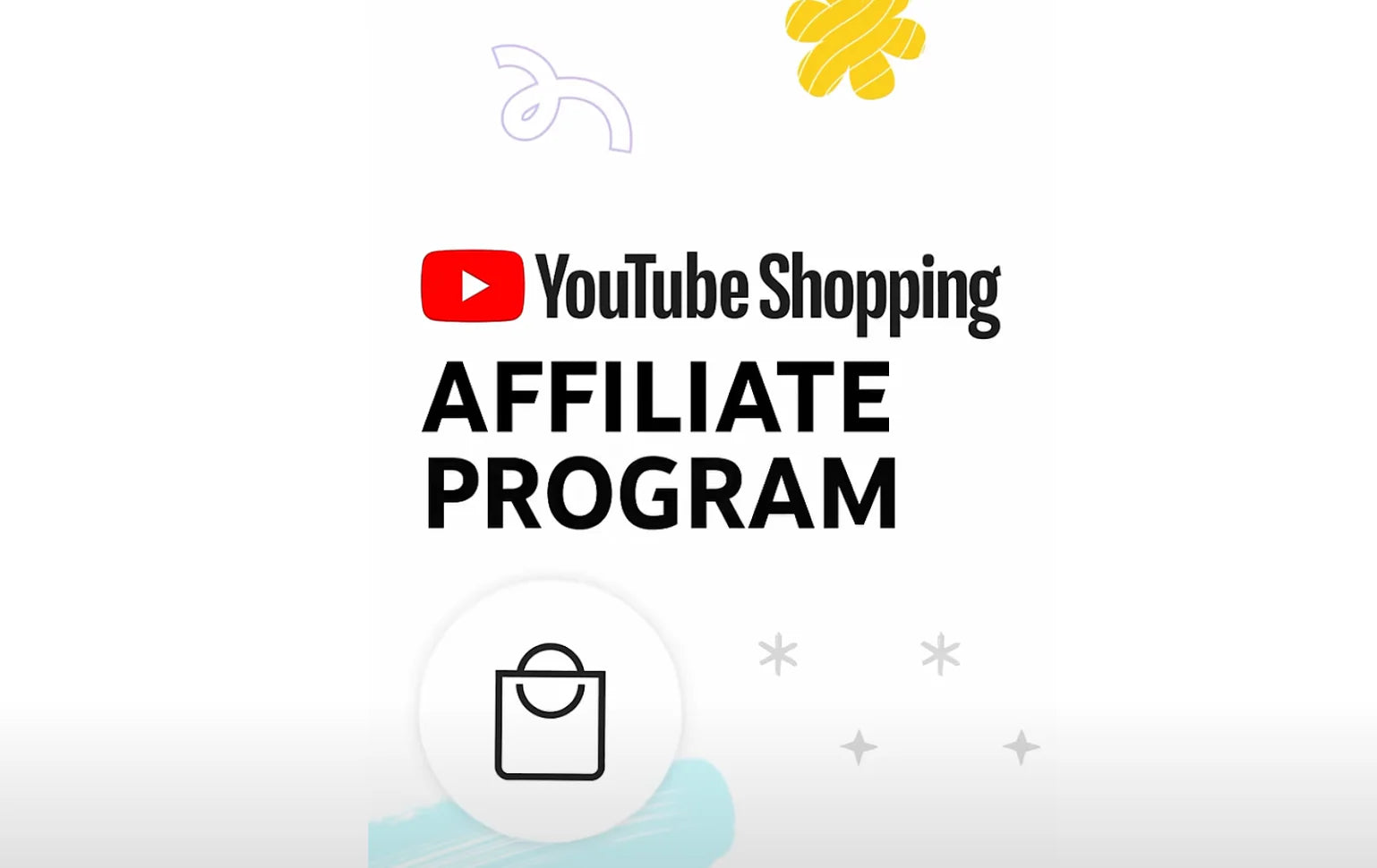 YouTube Shopping的联盟计划截屏