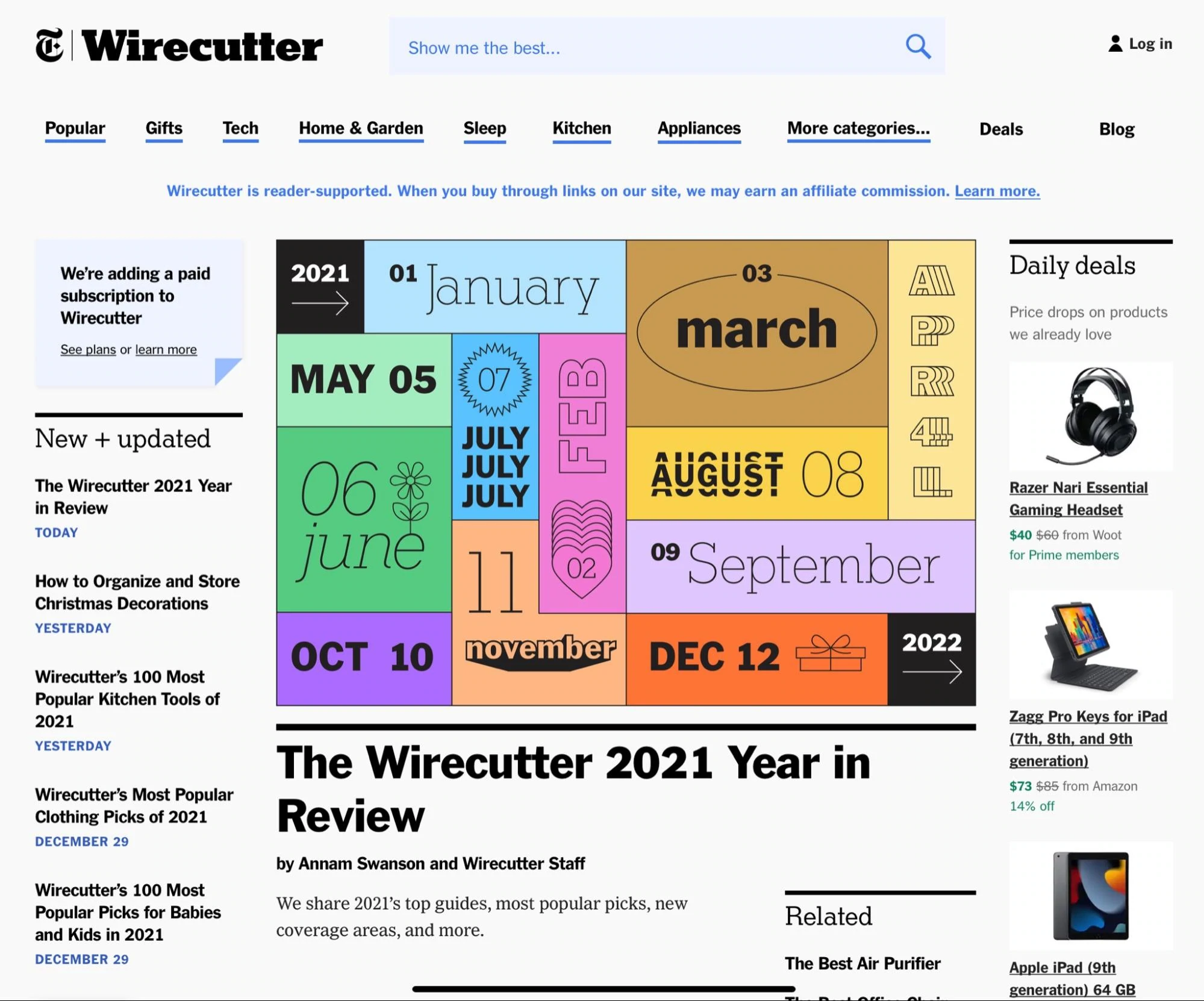 《纽约时报》旗下的 Wirecutter 网站