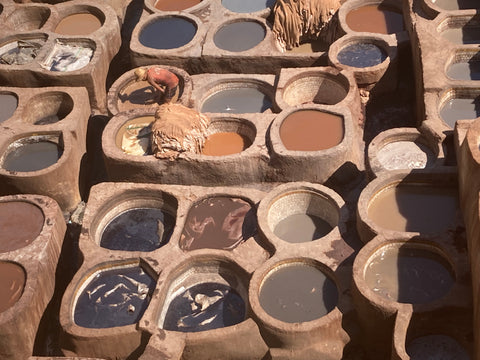 ic: Leather Tannery in Fes 