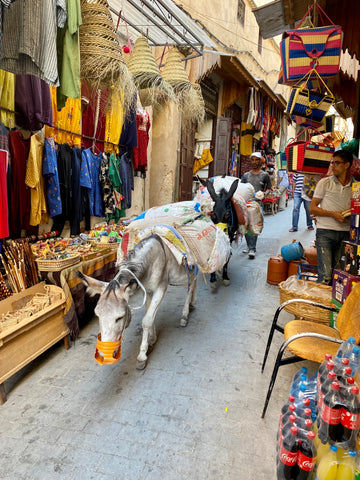 ic: Street in Fes, Morocco