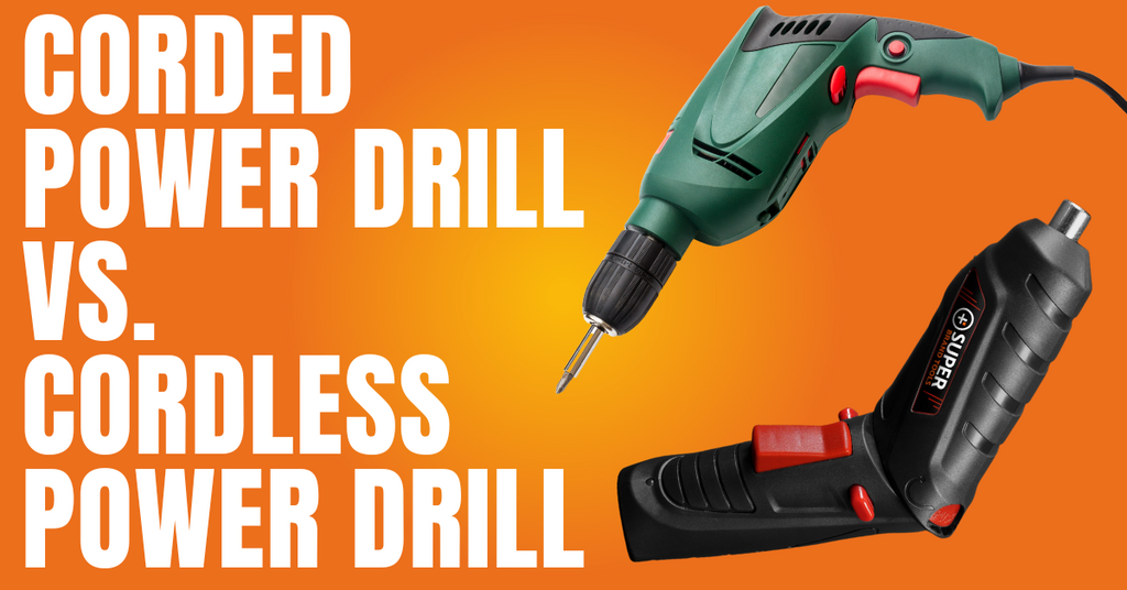 Corded Power Drill vs. Cordless Power Drill