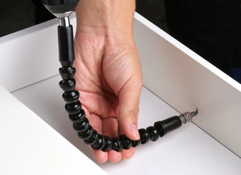 Flexible drill extension