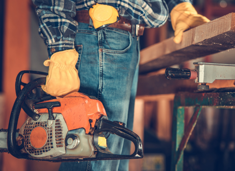 Gas Powered Chainsaw