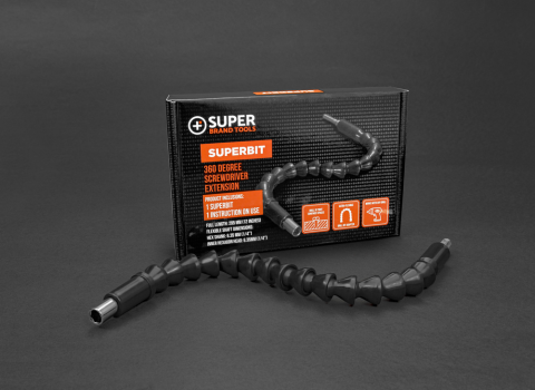 SuperBit from SuperBrand Tools a flexible drill extension
