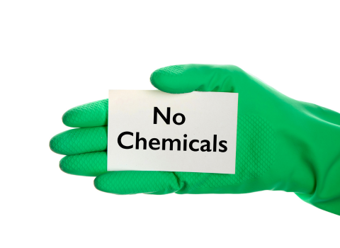 do not use chemicals when removing nano tape residue