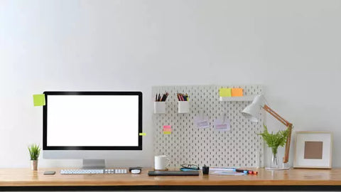 You can easily DIY a pegboard wall for your home office and only spend less than $50.