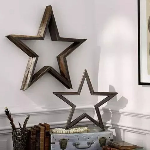 DIY wooden star design as a cool woodworking project that you can do anytime.
